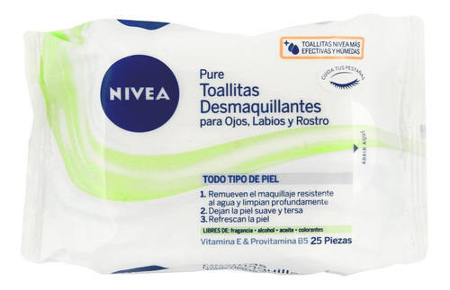 Pack 8 Toallitas Desmaquillantes Para Ojos Labios  /disparo