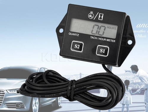 Imagen 2 de 9 de Digital Lcd Motos Digital Tacómetro Rpm