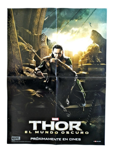 Lote X2 Posters Thor Loki - Marvel - Germanes