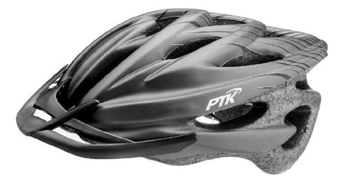 Capacete Ciclismo Runner Grafite/preto Ptk C/regulagem