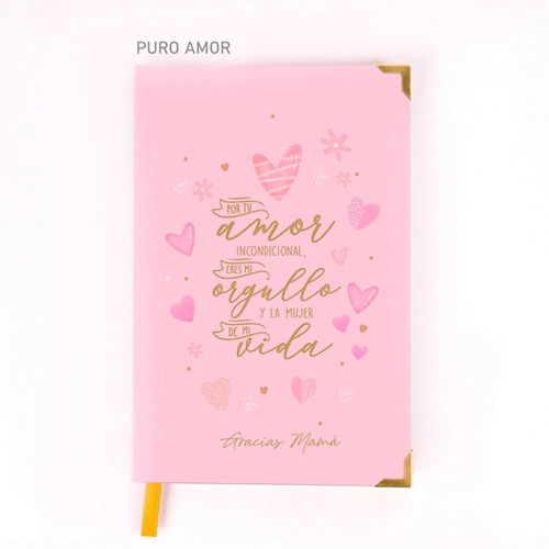 Libreta De Notas A6  Puro Amor Rayado