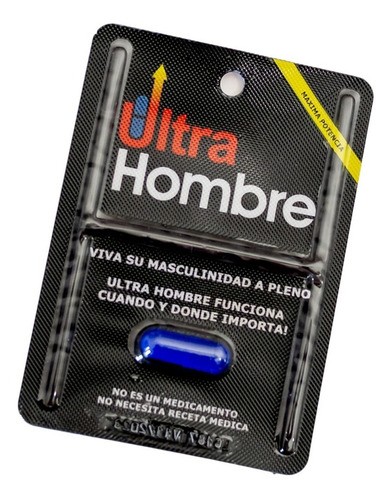Potenciador Sexual Masculino Mejor Erección Ultra Hombre X1