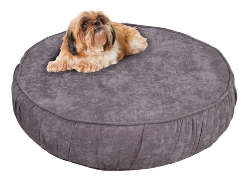 Puff Cama Pet Para Mascotas (perro O Gato) Gris