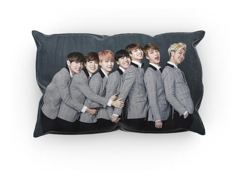 Cojin Almohada Bts K Pop Grupo Integrantes Poliester Calidad