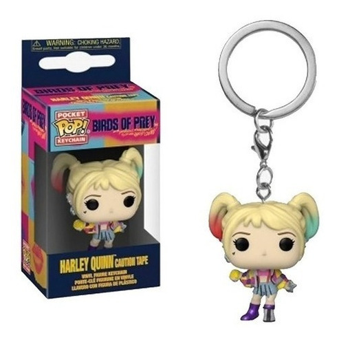 Pocket Pop! Harley Quinn Caution Tape Llavero