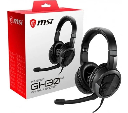 Auriculares Gaming Msi Immerse Gh30 V2 Color Negro