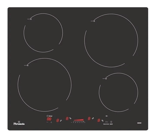 Anafe De Empotrar Eléctrico Florencia | 6889e | 4 Hornallas