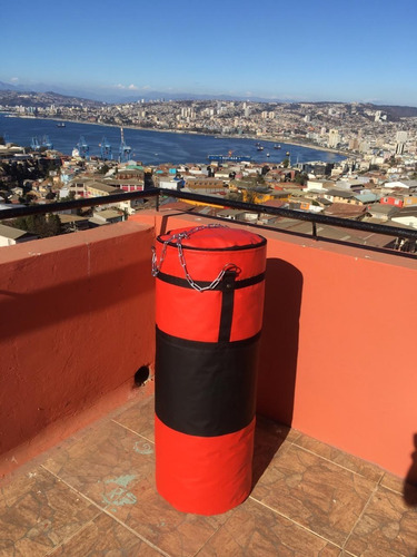 Caja Con Saco De Box Muay-thai Vacío 180cms. Envío Gratis