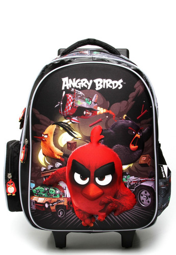 Mochilete Escolar Masculina 3d Angry Birds - Abc800601 Sanya
