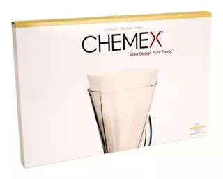 Pack De 100 Filtros De Papel Media Luna #fp-2 Chemex
