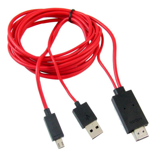 Tv Av Cable Micro Adaptador Para Note 2 3 S3 S4