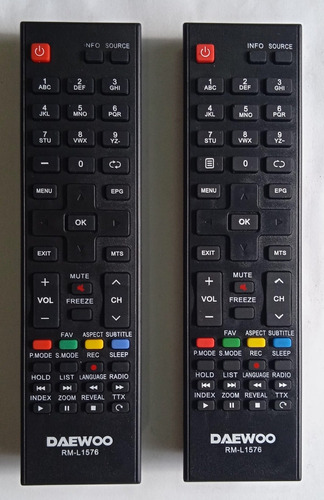 Control Remoto Tv Daewoo Led Modelo L42q5300kn  