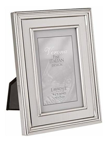 Lawrence Frames 4 Por 6 Pulgadas De Plata Metal Lxf8j