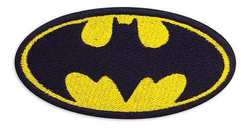 Parches Bordados De Batman Clasico, Retro 20 Cm Termoadhesiv