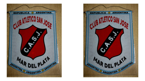 Banderin Grande 40cm Club San Jose Mar Del Plata