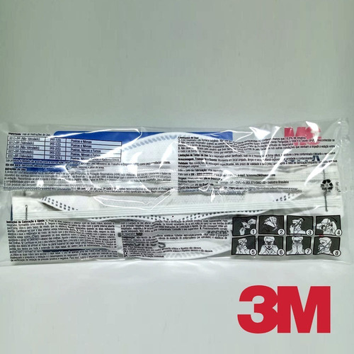Respirador 3m Pff2 Aura 9320br Respirador N 95 Kit C/ 10 Uni
