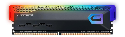 Memória Ddr4 Superframe Rgb, 8gb, 3200mhz, Gray