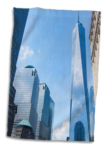 3d Rose York City-new World Trade Center Building En El Cent