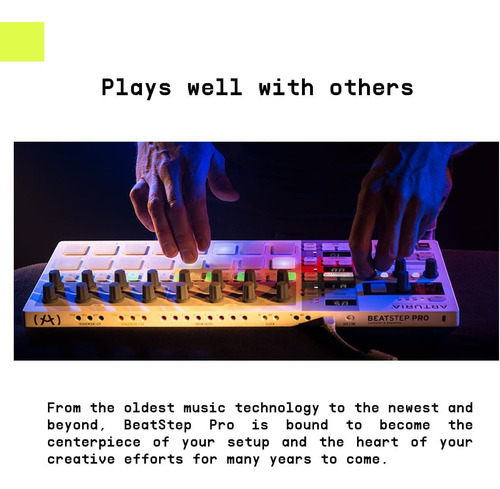 Controlador Y Secuenciador De Arturia Beatstep Pro Velocity