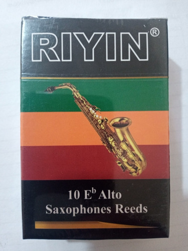 Imagen 1 de 7 de Cañas Para Saxofón Alto 2.5 Caja Por 10 Unidades