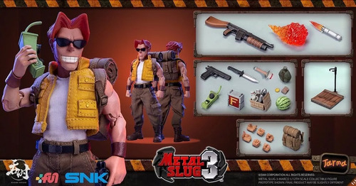 Action Figure Metal Slug Tarma Boneco Metal Slug 1/12 Tunshi