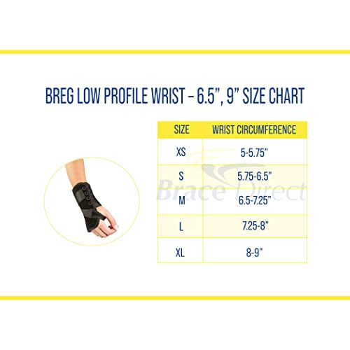 Muñequera De Perfil Bajo Breg 6.5? (mano Derecha, Medio)