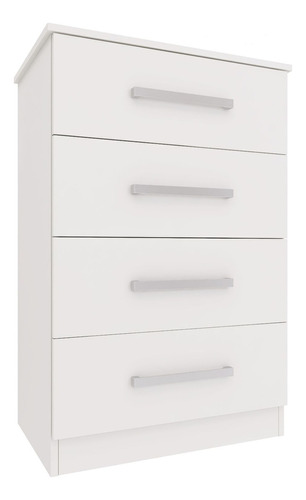 Comoda Mesa De Cabeceira Lavanderia Multiuso 92x56 Acabamento Branco Cor Branco