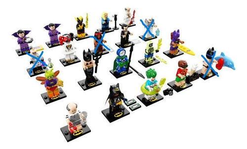 Lego Minifigures Serie Batman Movie 71020 - Varios Modelos 