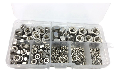 280pcs M2 Métricas M2.5 M3 M4 M5 M6 M7 M8 Acero Inoxid...