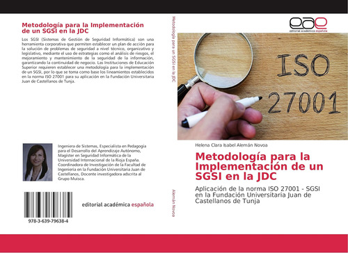Libro: Metodología Para La Implementación De Un Sgsi En La J