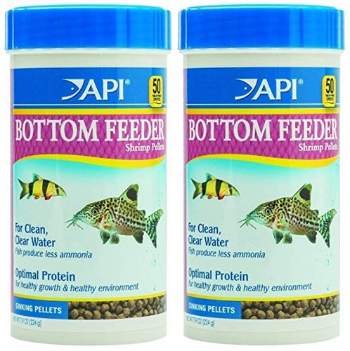 Api Bottom Feeder Camarón Pellet 7,9 Onza (2 Pack)