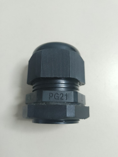 Conector Prensaestopa Pg 21 Plastico Negro