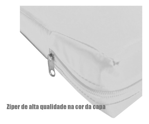 Imagem 2 de 9 de Capa Impermeável Para Colchão Branca - Casal King