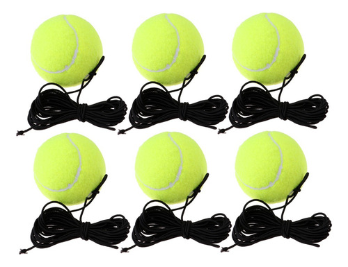 Reemplazo De La Bola Del Entrenador De Tenis 6pcs / Set Con