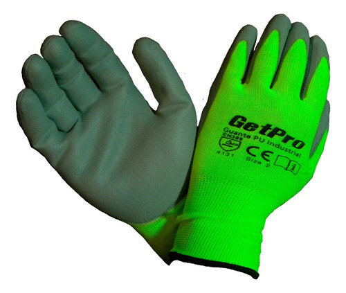 Guantes De Trabajo Pu Alta Calidad Certificado Pack 12 Pares