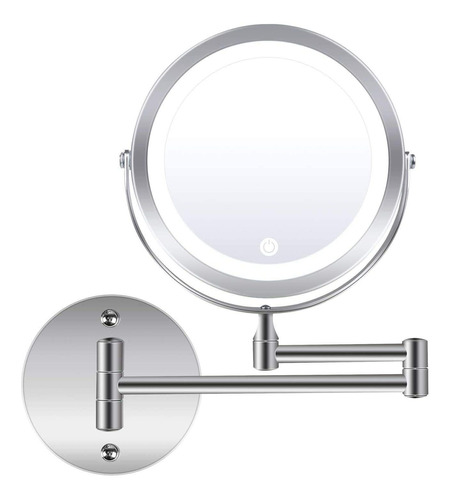 Espejo De Maquillaje De Pared Aumento 1x - 10x, Rotación 360