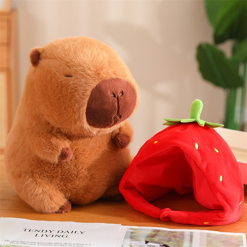 Lindo Muñeco De Peluche Capibara Con Luz Nocturna Con Contro