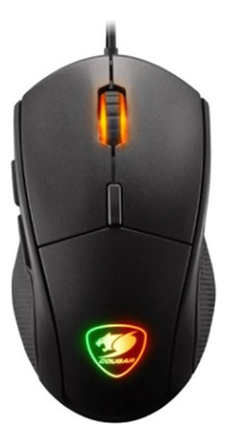 Mouse Gamer Cougar Minos X5 Black Rgb 12000dpi 6 Botones