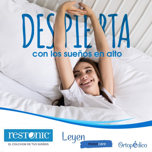 Colchón Queen Size Restonic Tecnología Ergonomic Maxiconfort