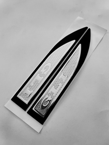 Gbz Compatible Par Emblemas Laterales Vw Gli Mk1 Mk2 Mk3