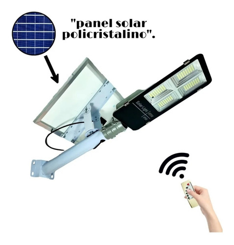 Imagen 2 de 6 de Lámpara Led Solar 400w Luminaria Suburbana Alumbrado Publico