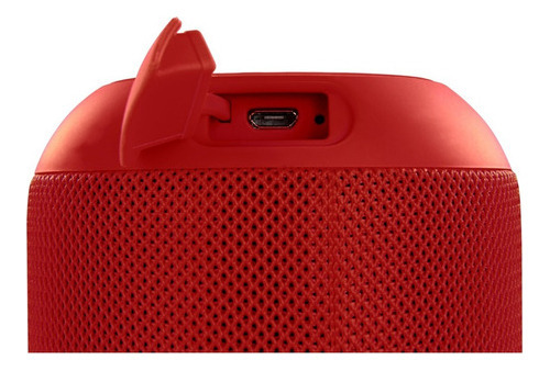 Imagen 3 de 3 de Parlante Portátil Bluetooth Noblex Psb280p 5w Ipx6 Rojo