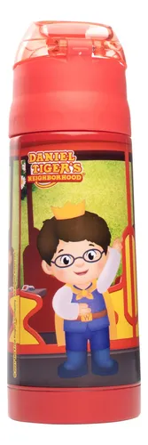 Daniel Tiger Botella De Agua Aislada De 13 Oz Con Tapa Con A