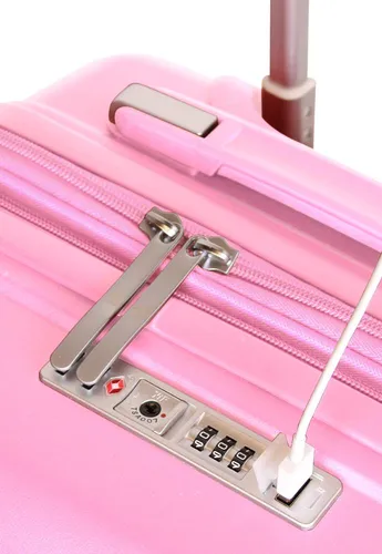 Pack 2 Maletas S+m Rosada Xpos Swiss Bag