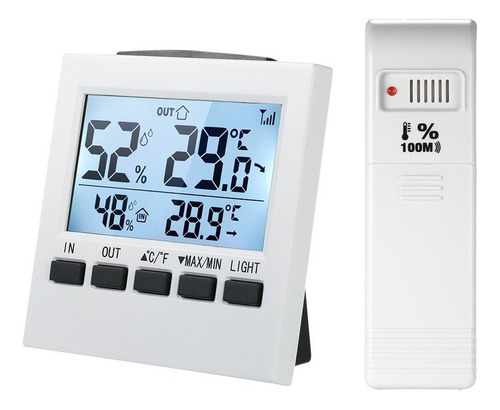 Lazhu Lcd Digital Wireless Indoor/outdoor Hygrometer 1