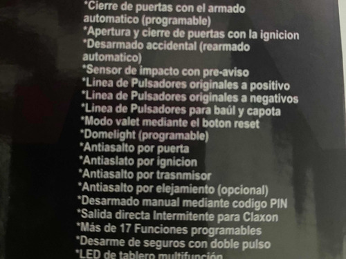 Imagen 3 de 3 de Alarma Auto Código Variable Anti Clon Anti Robo Dgt20