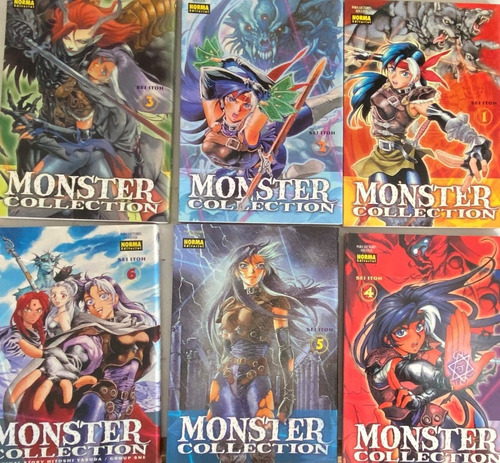 Monster Collection, Sei Itoh, 6 Tomos, Manga, Norma, C7