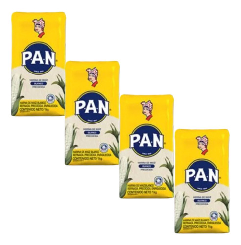 Harina Pan Pack De 4 Unidades Para Hallacas 