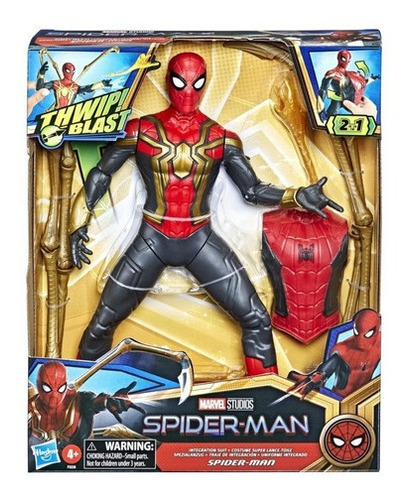 Figura Hombre Araña Spiderman Marvel 33cm Sonido - Hasbro