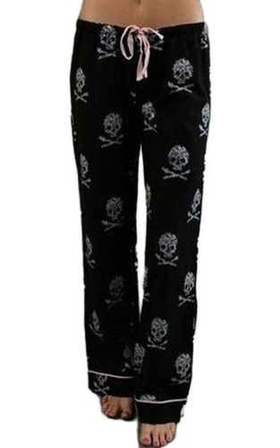 Pantalones De Pijama Con Estampado De Calaveras
